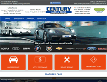 Tablet Screenshot of centuryautoandtruck.com